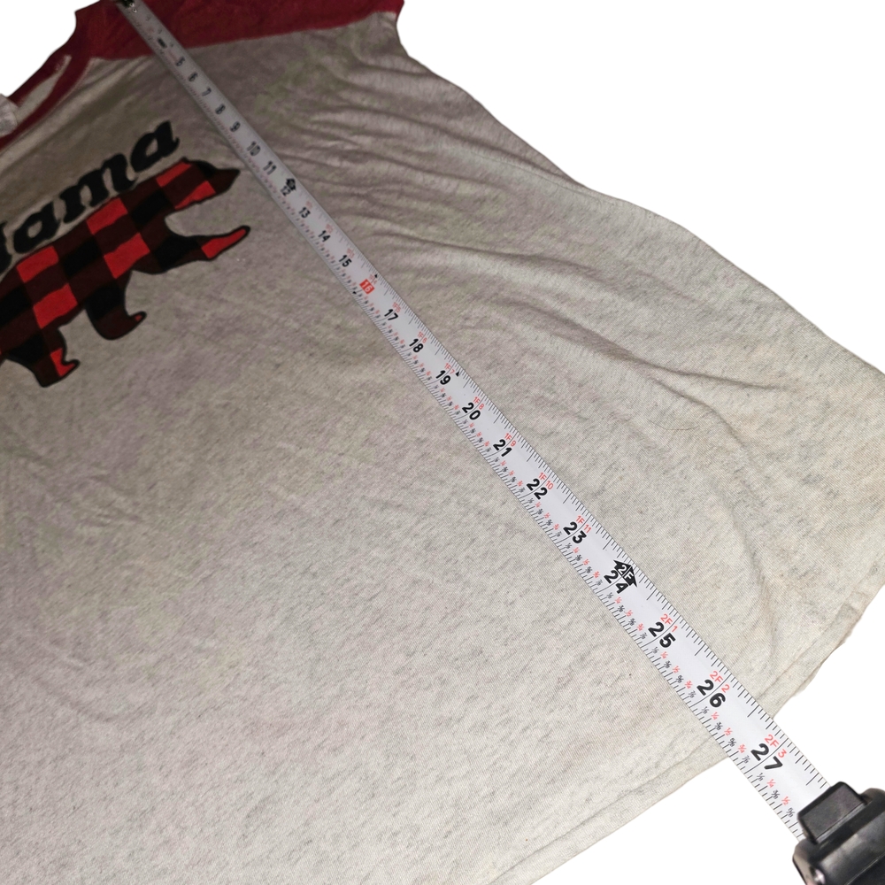 Mama Bear Buffalo Plaid Raglan Baseball Tee –‎ Medium - Picture 7 of 7